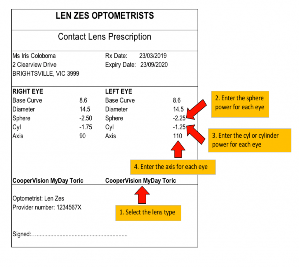 About Contact Lens Prescriptions Total Contacts