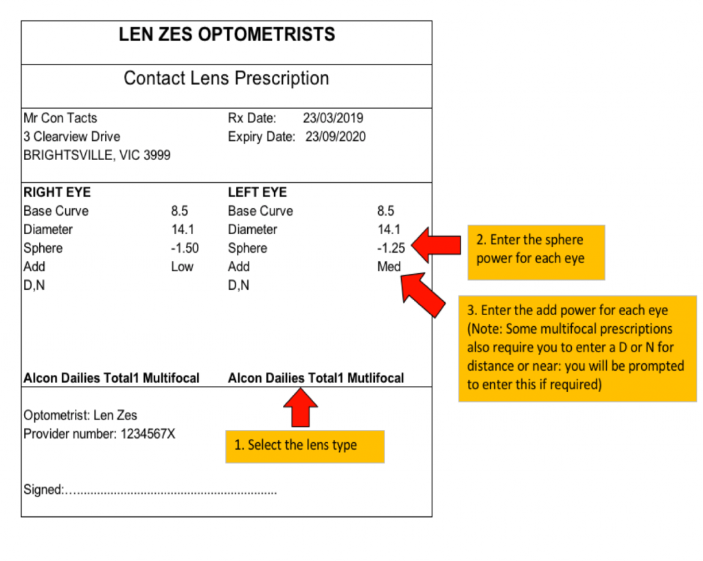About Contact Lens Prescriptions Total Contacts
